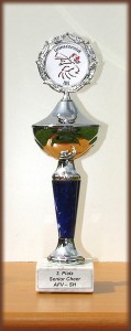 Pokal der Wedel Satellites für den dritten Platz bei der LM 2002